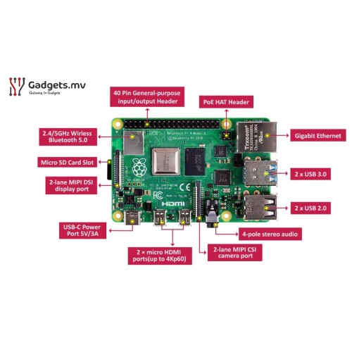 Raspberry Pi 4 Model B - 4GB RAM