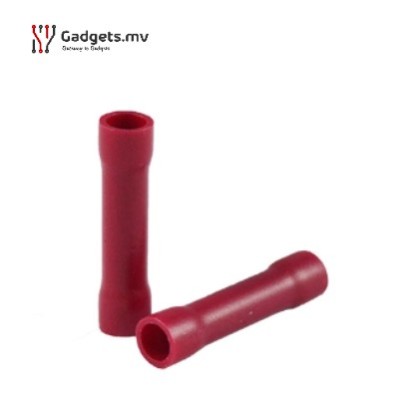 Insulated Butt Type Terminal - BV1.25 (Red)