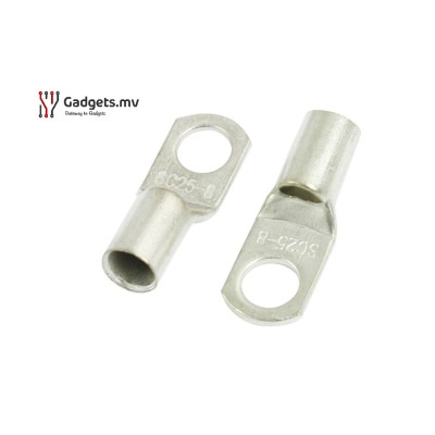 Bolt Hole Tinned Copper Cable Lug - SC25-8