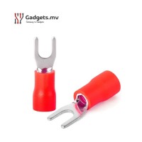 Insulated Fork Spade Y-U Type Terminal - SV1.25-4 (Red)
