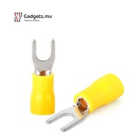Insulated Fork Spade Y-U Type Terminal - SV5.5-4 (Yellow)