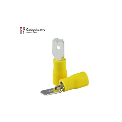Insulated Crimp Male Lug - MDD5.5-250 (Yellow)