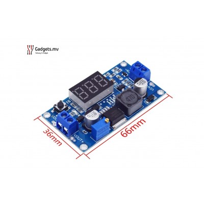 Adjustable DC-DC Boost Buck Converter With Display
