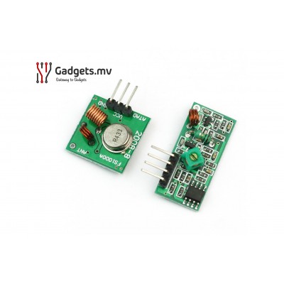 RF Wireless 433Mhz Transmitter Module and Receiver Kit