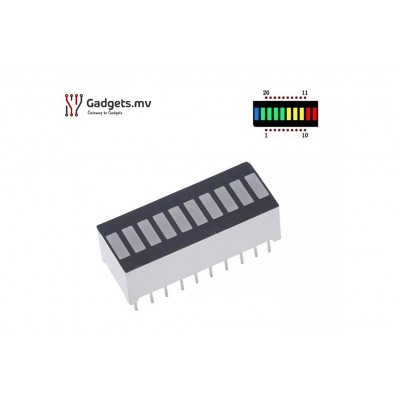10-Segment LED Bar Graph Display - Multi Color