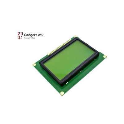 128x64 Character LCD Display Module - Green Backlight