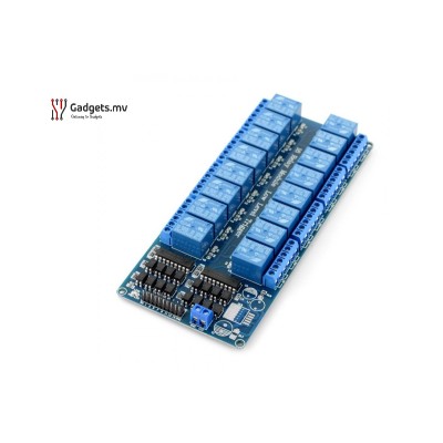 16 Channel 5V Relay Module with Optocoupler