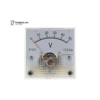0-50V DC Analog Voltmeter