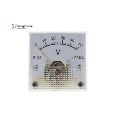 0-50V DC Analog Voltmeter