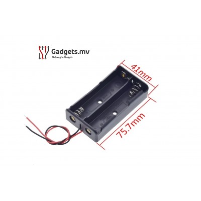 2 Slot - 18650 Battery Storage Box Case