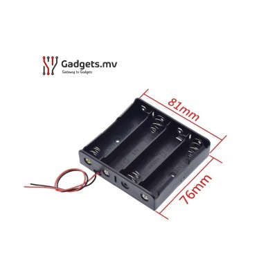 4 Slot - 18650 Battery Storage Box Case