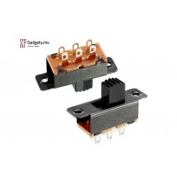 6 Pins 2 Files Double Toggle Switch - SS22F32