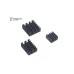 Raspberry PI 4 Heatsink Set (3pcs) - Black