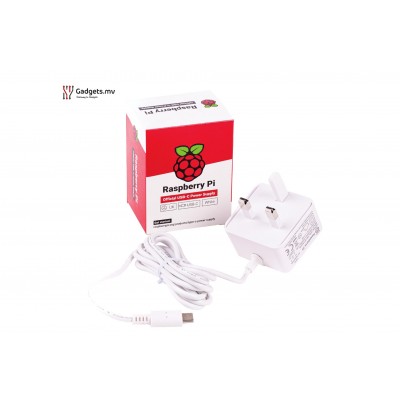 Raspberry Pi 4 Official Power Supply - USB-C 5.1V 15.3W