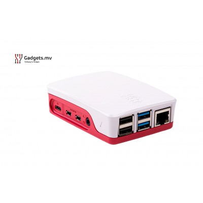 Raspberry Pi 4B Official Case Enclosure - Red & White